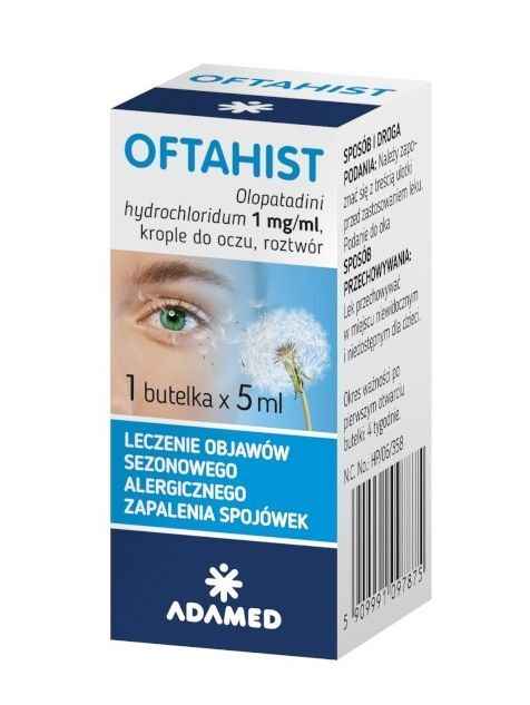Oftahist 1mg eye drops 5ml