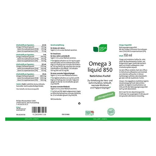 Omega 3 liquid 850 - UKDorf 