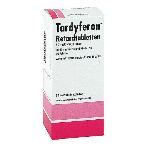 Oral anti-anemic, Iron(ii) sulfate 80 mg prolonged release tablets - UKDorf 