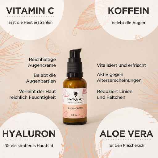Organic Eye Cream Aloe Vera + Vitamin C