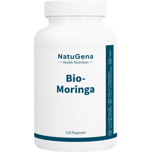 Organic Moringa 500 mg Capsules, 120 count