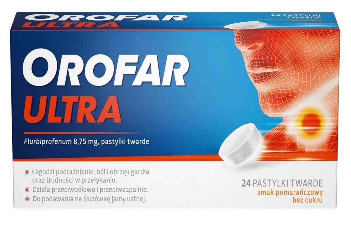 Orofar ULTRA 8.75 mg 24 hard lozenges