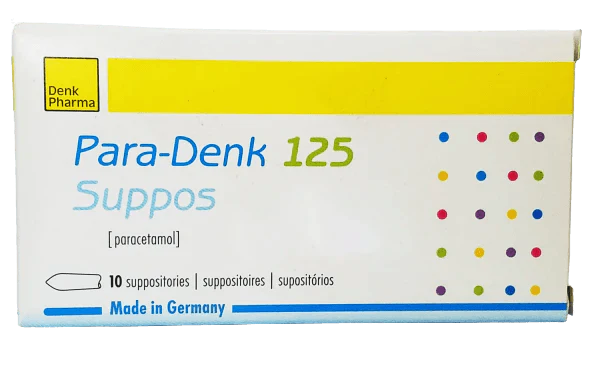PARACETAMOL Denk 125 mg suppositories - UKDorf 