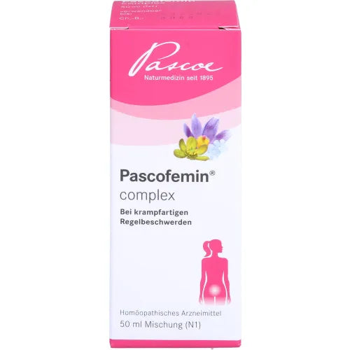PASCOFEMIN, menstrual cramps, muscle and joint pain with fatigue