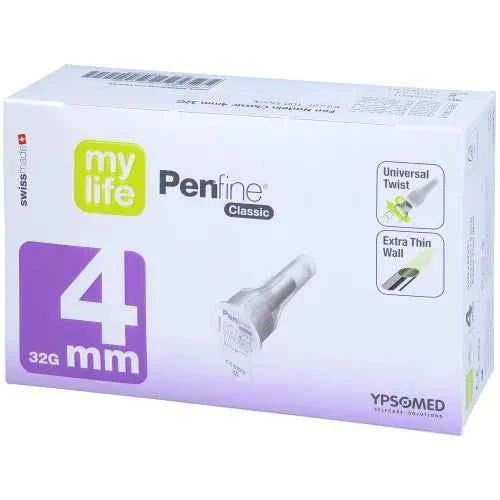 PEN needles Classic 4 mm 32 g 100 pcs