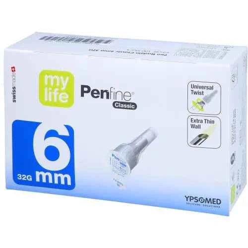 PEN needles Classic 6 mm 32 g 100 pcs