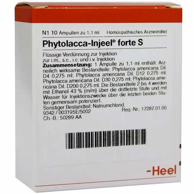 PHYTOLACCA INJEEL forte S ampoules - UKDorf 