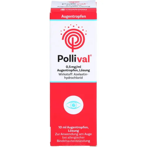 POLLIVAL 0.5 mg eye drops, hay fever eyes - 2