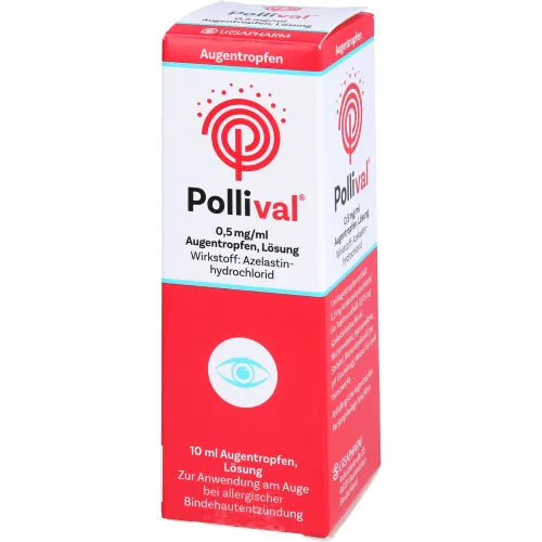 POLLIVAL 0.5 mg eye drops, hay fever eyes