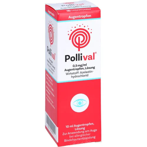 POLLIVAL 0.5 mg eye drops, hay fever eyes - 3