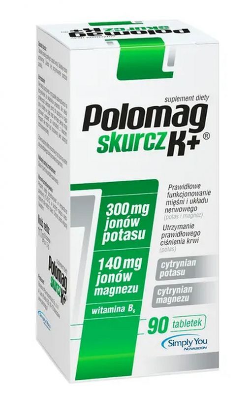 POLOMAG K + x 90 tablets, Potassium citrate
