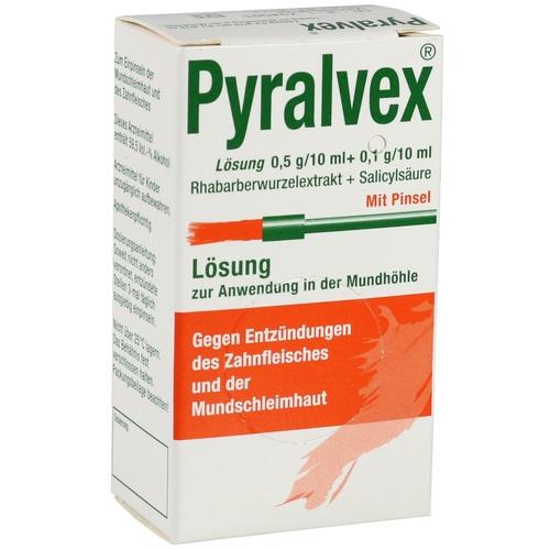 PYRALVEX solution, rhubarb root, salicylic acid