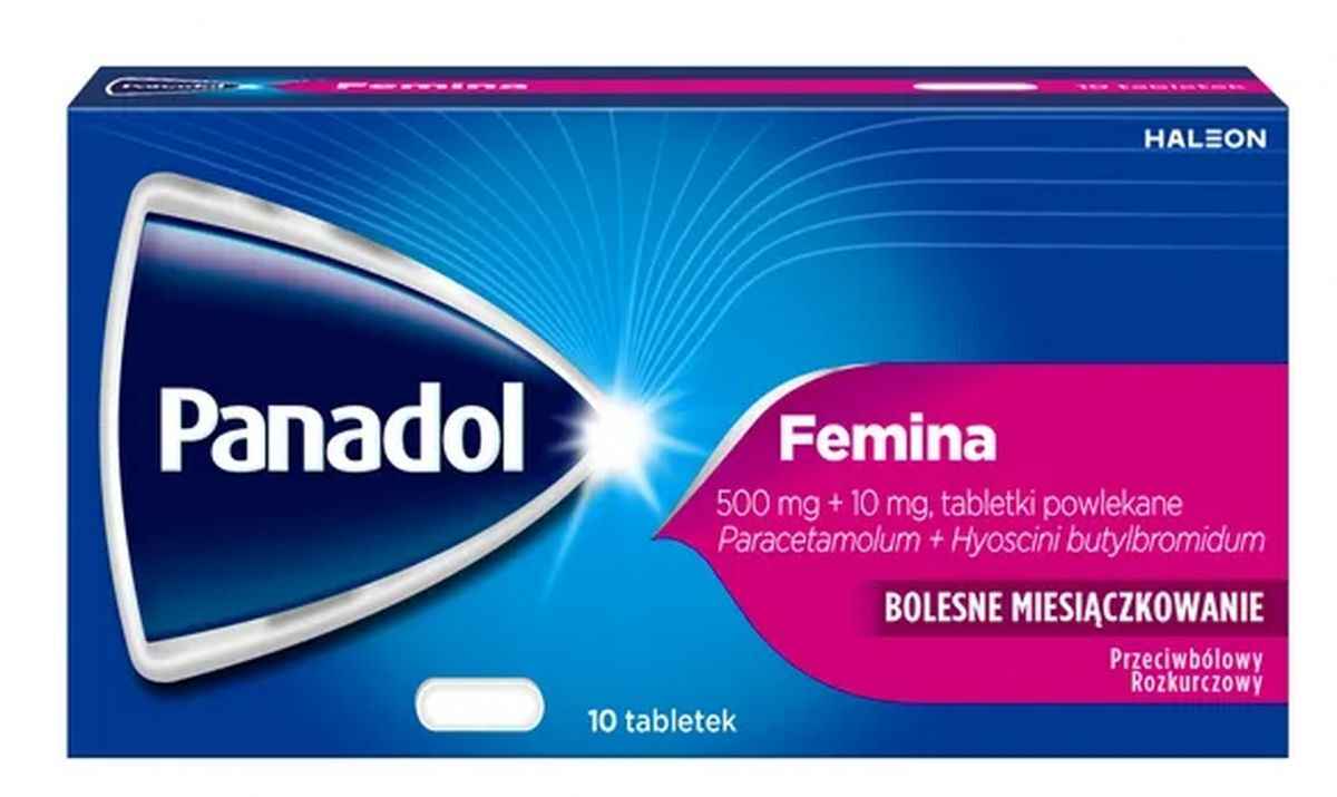 Panadol FEMINA x 10 tablets