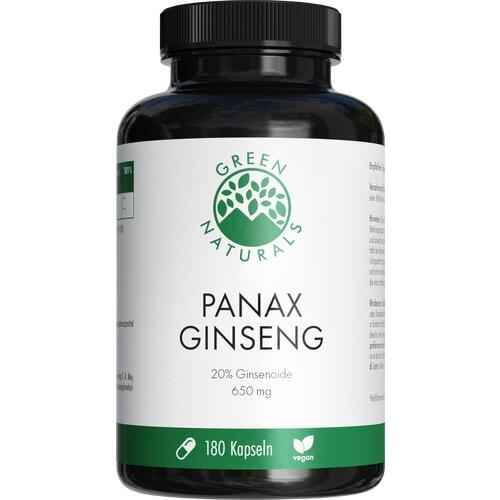 Panax Ginseng high-dose vegan capsules 180 count