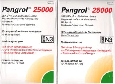 Pancreas, PANGROL 25,000 - UKDorf 