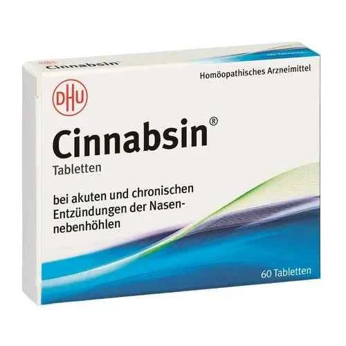 Paranasal sinus inflammation (sinusitis), CINNABSIN tablets
