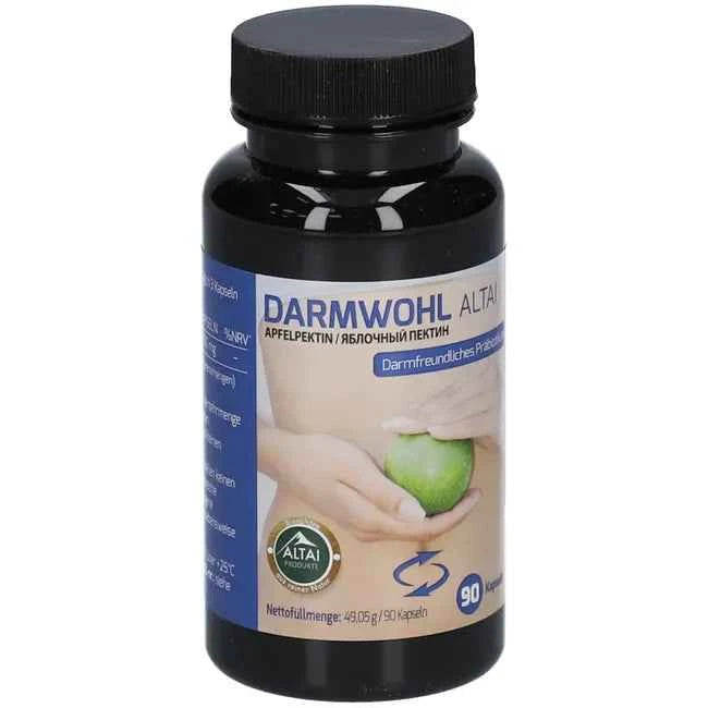 Pectin is ideal for diarrhea, DARMWOHL ALTAI capsules