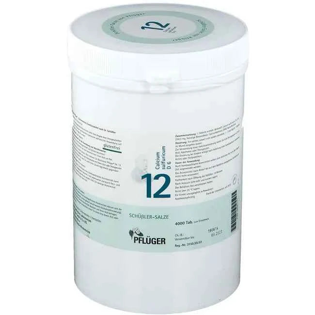 Pflüger 12 Calcium sulfuricum D 6 Tabl.
