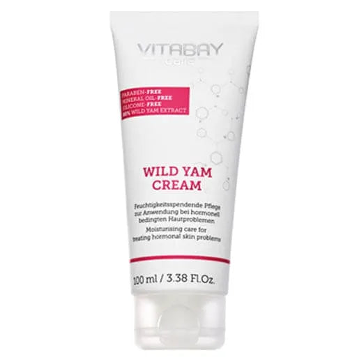 Phytohormones, menopause, WILD YAMS Cream with 64% Diosgenin Face+Body - UKDorf 