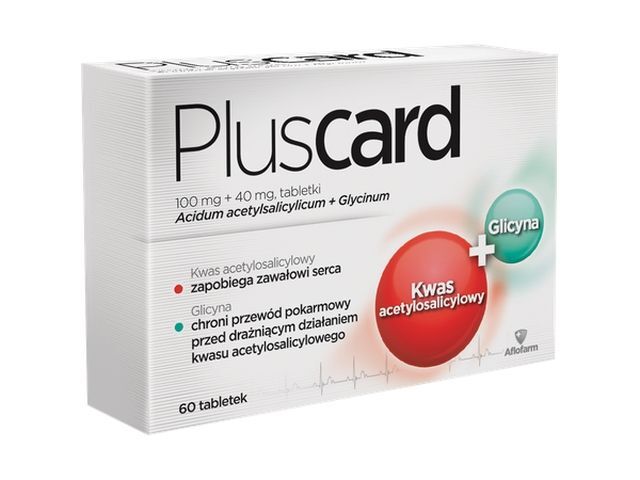 Pluscard, acetylsalicylic acid, glycine ASA