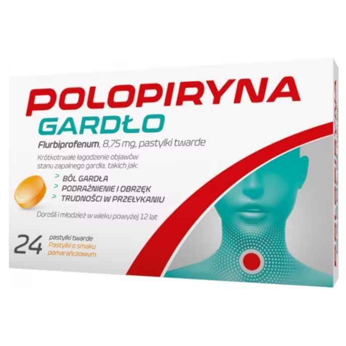 Polopiryna Throat 8.75 mg 24 lozenges