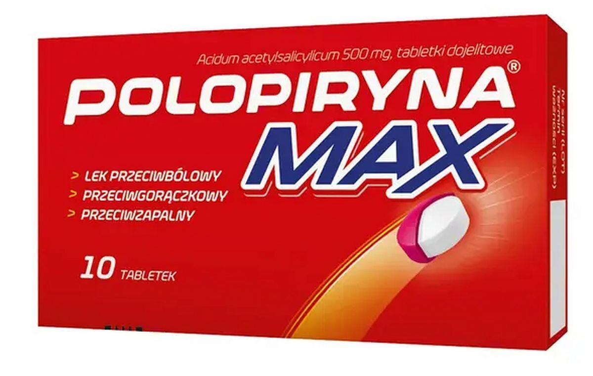 Polopiryna MAX 10 x 0.5g gastro-resistant tablets