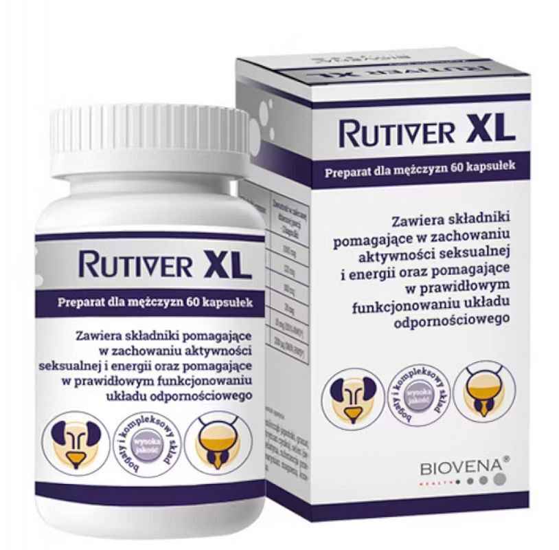 Pomegranate, lycopene, selenium, maca, and ginkgo biloba, Rutiver XL
