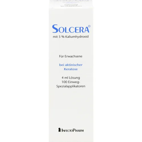 Potassium hydroxide, Actinic keratoses treatment, SOLCERA