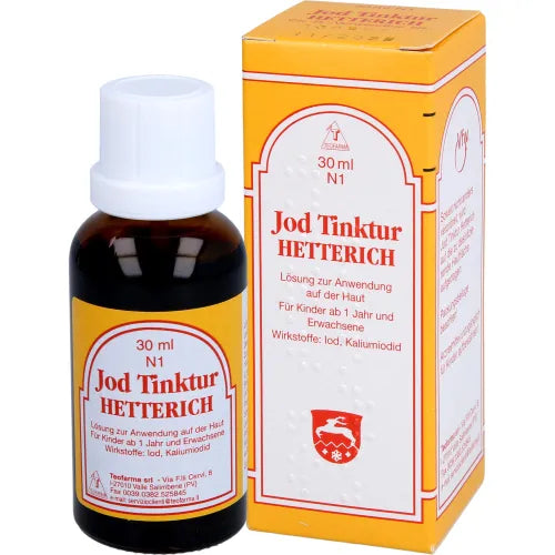 Potassium iodide, IODINE TINCTURE, tincture of iodine Teofarma