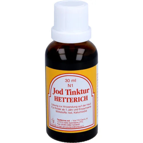 Potassium iodide, IODINE TINCTURE, tincture of iodine Teofarma