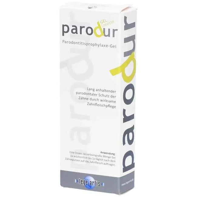 Prevention and care for gingivitis and periodontitis, PARODUR Gel Lime