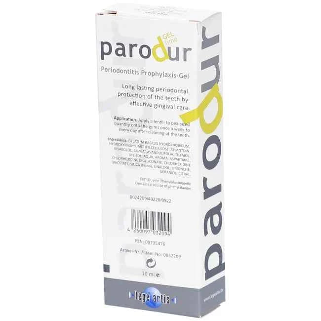 Prevention and care for gingivitis and periodontitis, PARODUR Gel Lime