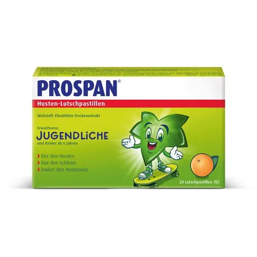 PROSPAN cough lozenges 20 pc dried ivy leaf extract