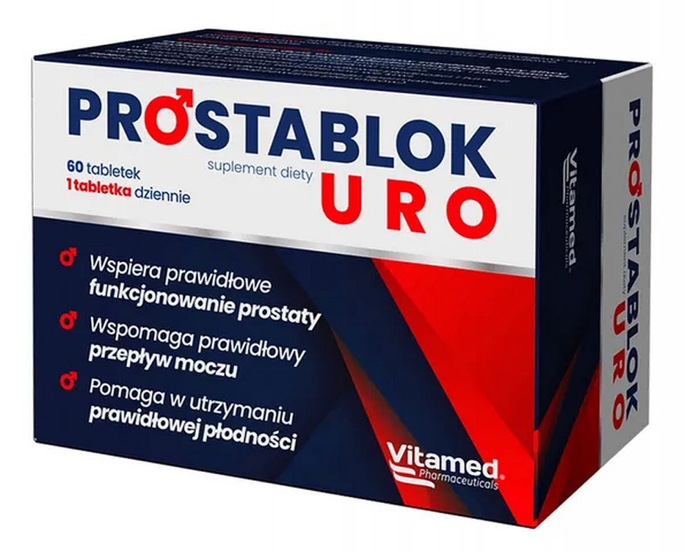 Pumpkin seeds, saw palmetto, African plum, nettle Prostablok Uro 60 tablets