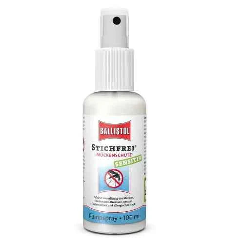 Protects against mosquitoes, ticks and horseflies BALLISTOL Sting-Free Sensitive Spray