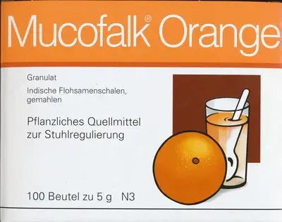 Psyllium husk powder, MUCOFALK Orange Graules sachets - UKDorf 