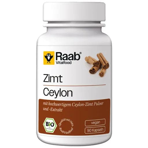 RAAB Vitalfood Cinnamon Organic Capsules - UKDorf 
