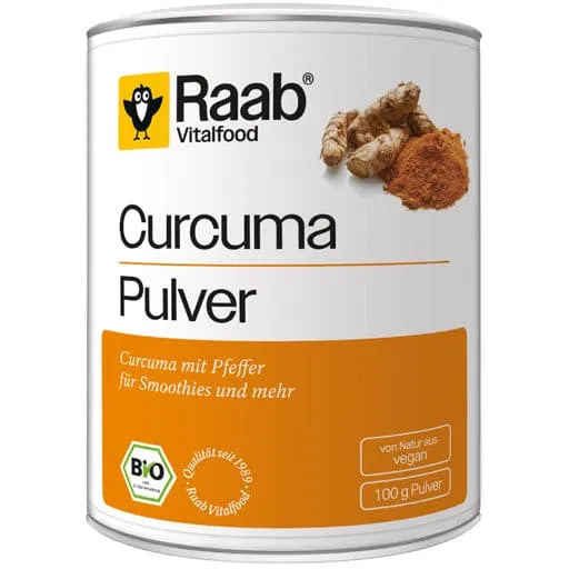 RAAB Vitalfood Curcuma organic powder - UKDorf 
