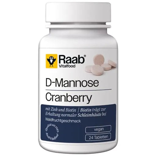 RAAB Vitalfood D-Mannose-Cranberry Lozenges - UKDorf 