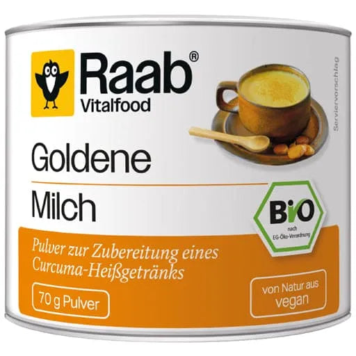 RAAB Vitalfood Golden Milk Organic Powder - UKDorf 