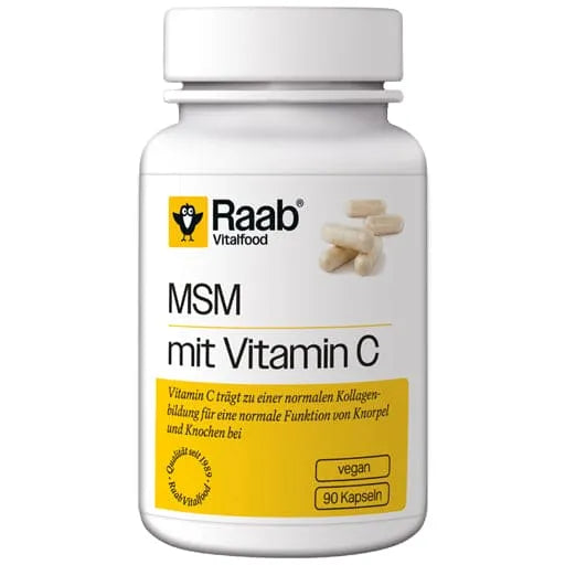 RAAB Vitalfood MSM with Vitamin C Capsules - UKDorf 