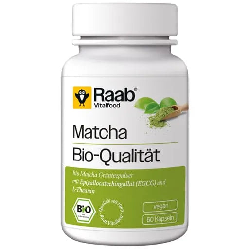 RAAB Vitalfood Matcha Organic Capsules - UKDorf 
