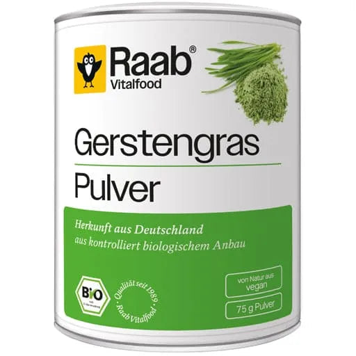 RAAB Vitalfood barley grass organic powder - UKDorf 