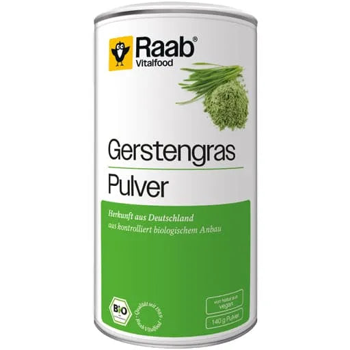 RAAB Vitalfood barley grass organic powder - UKDorf 