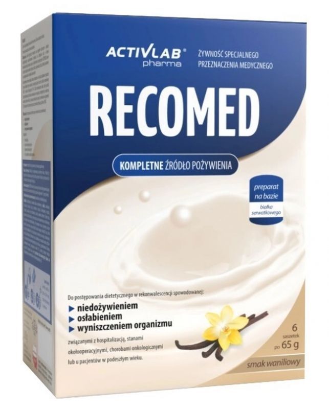 RECOMED vanilla flavor 65g x 6 sachets, necessary nutrients, essential nutrition