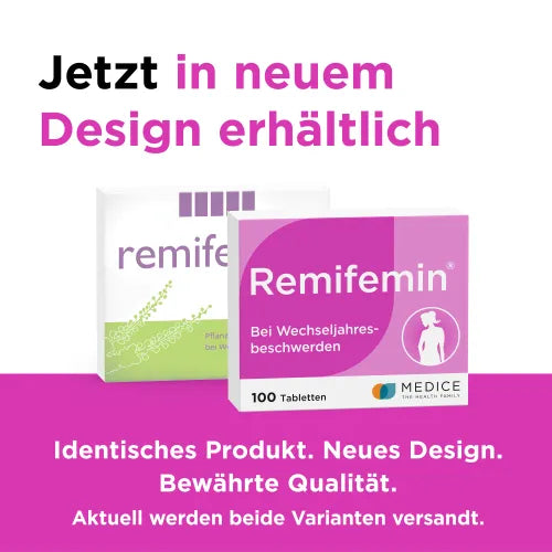 REMIFEMIN cimicifuga racemosa, menopausal symptoms
