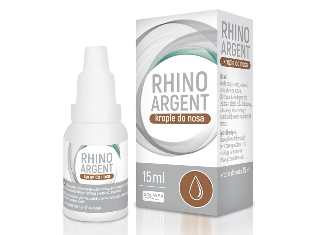 RHINOARGENT nose drops 15ml, nosode drops Poland