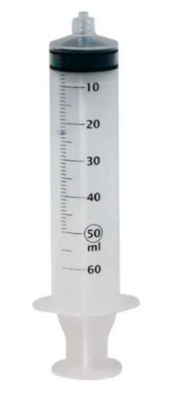 ROMED 60 ml three-piece syringe with catheter tip 1 piece