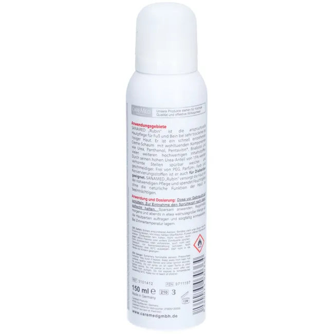 RUBIN SANAMED foot cream foam 150 ml