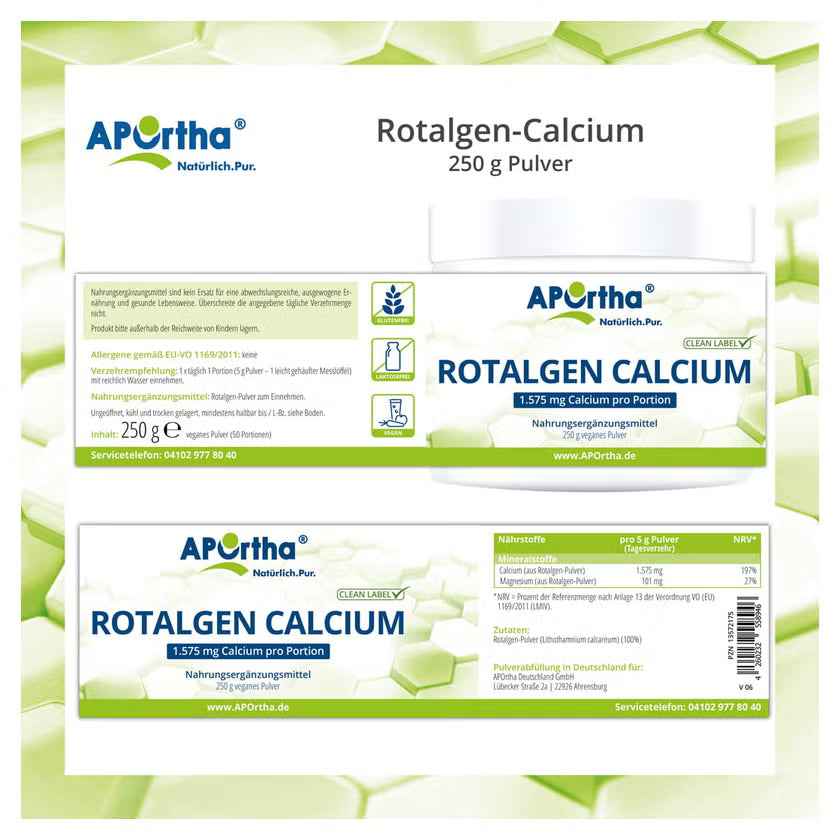 Red Algae Calcium vegan powder